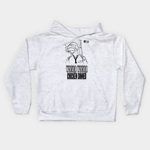 winner winner T_shirt Kids Hoodie by Egy Zero